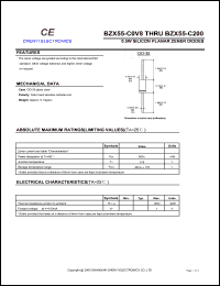 BZX55/C2V7 Datasheet