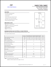 1N4937 Datasheet