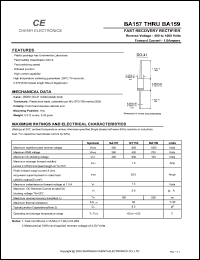 BA159 Datasheet