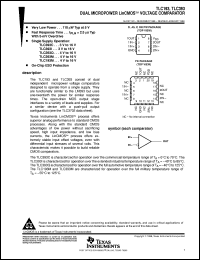 TLC393CPWR Datasheet