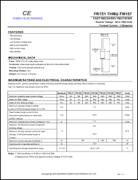 FR154 Datasheet