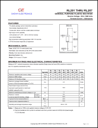 RL206 Datasheet
