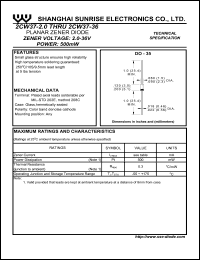 2CW37-2.2B Datasheet