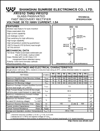 FR152G Datasheet