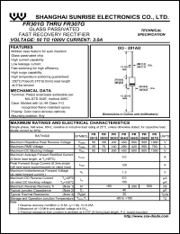 FR305G Datasheet