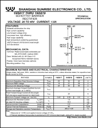 1N5818 Datasheet
