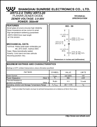 XR73-3.9 Datasheet