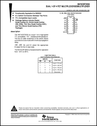 SN74CBT3253DBLE Datasheet