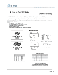 MC74VHC1G00DFT1 Datasheet