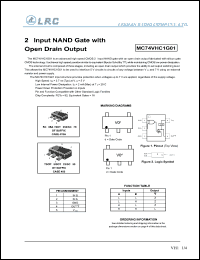 MC74VHC1G00DFT Datasheet