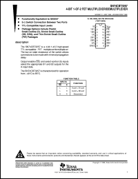 SN74CBT3257DBLE Datasheet
