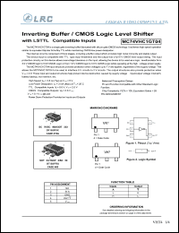 MC74VHC1GT04DFT1 Datasheet