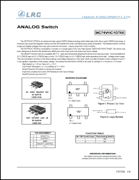 MC74VHC1GT66DFT1 Datasheet
