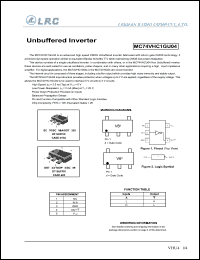 MC74VHC1GU04DFT1 Datasheet
