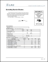 BAT54RALT1 Datasheet