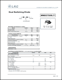 MMBD701LT1 Datasheet
