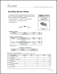 MMDL101T1 Datasheet