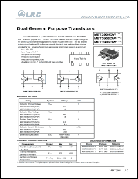 MBT3904DW1T1 Datasheet