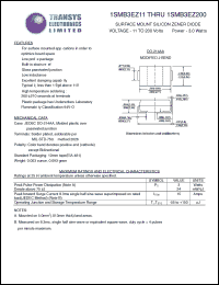 1SMB3EZ200 Datasheet