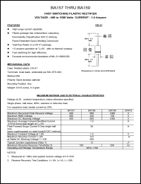 BA158 Datasheet
