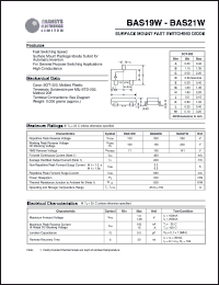 BAS21W Datasheet