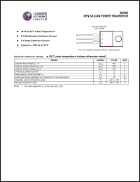 BUX84 Datasheet