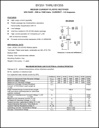 BY254 Datasheet