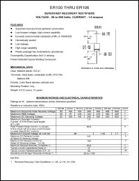 ER106 Datasheet