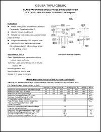 GBU8D Datasheet