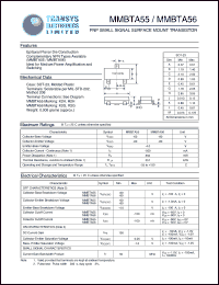 MMBTA55LT1 Datasheet