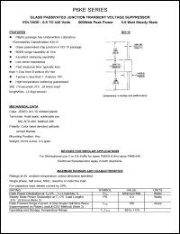 P6KE440CA-TB Datasheet