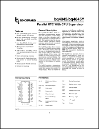 BQ4847YMT Datasheet