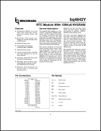 BQ4842YMA-85 Datasheet