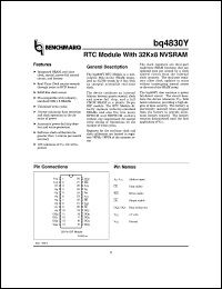 BQ4830YMA-85 Datasheet