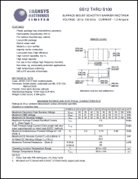 SS19 Datasheet