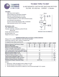 TE4937 Datasheet