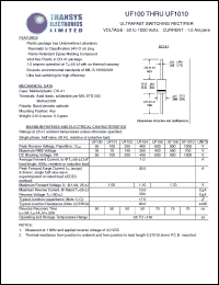 UF104 Datasheet