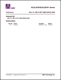 A23L2616R-70 Datasheet