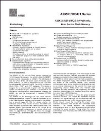 A29001UL-70 Datasheet