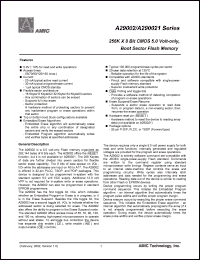 A290021UV-120 Datasheet