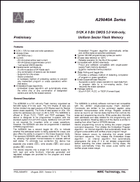 A29040AL-90 Datasheet