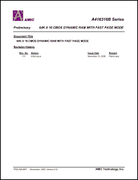 A416316BS-40L Datasheet