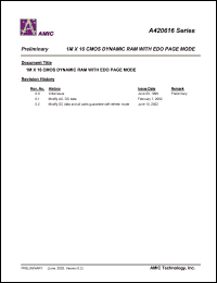 A420616V-50U Datasheet