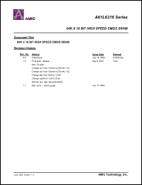 A61L6316V-15I Datasheet