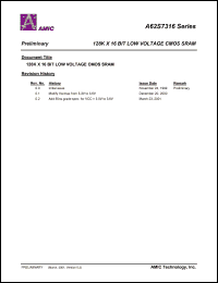 A62S7316G-55S Datasheet