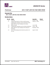 A62S6316V-55S Datasheet