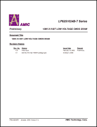LP62S1024BM-55LLI Datasheet