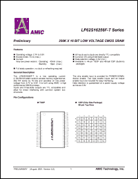 LP62S16256FU-70LLI Datasheet
