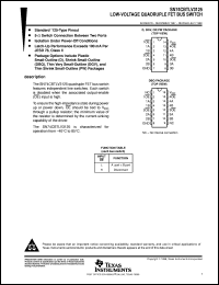 SN74CBTLV3126D Datasheet