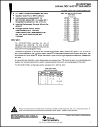 SN74CBTLV3384DGVR Datasheet